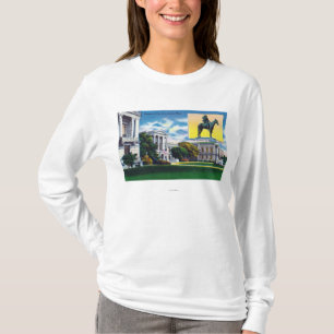 Yttre beskåda av museet av konster t-shirt