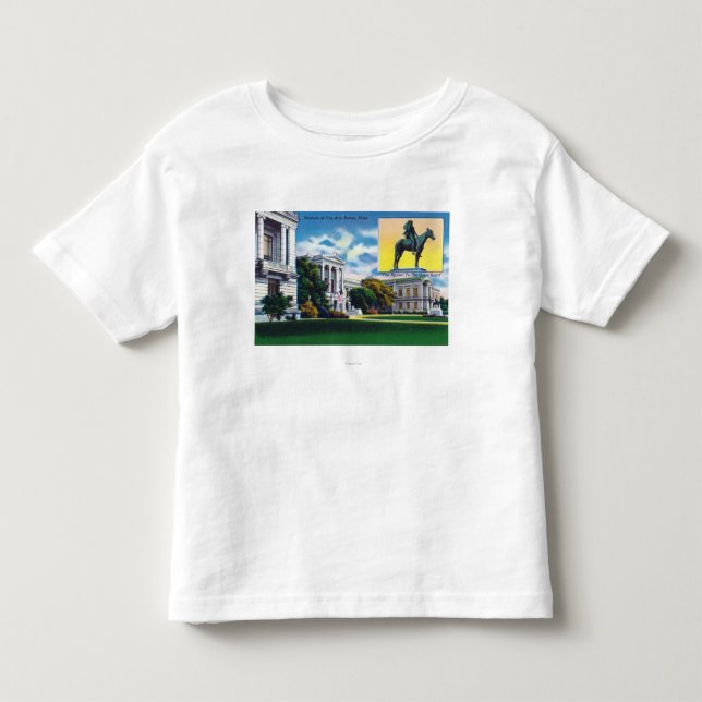 Yttre beskåda av museet av konster tee shirt (Framsida)