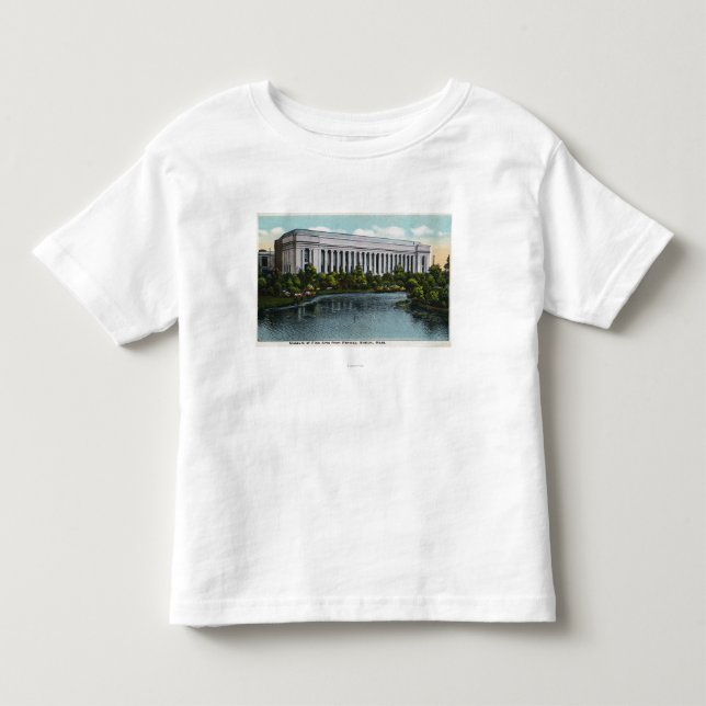 Yttre beskåda av museum av konster från tee shirt (Framsida)