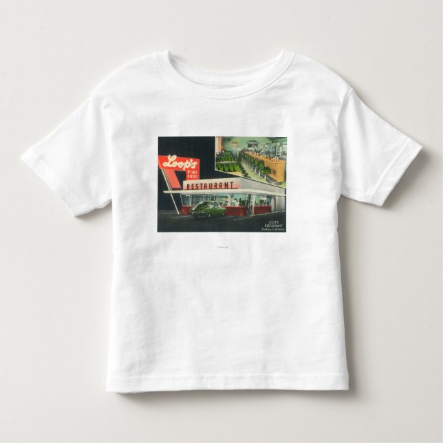 Yttre beskåda av öglans RestaurantVentura, CA Tee Shirt (Framsida)