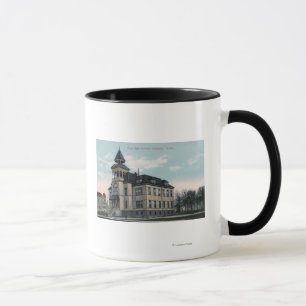 Yttre beskåda av östlig sida skolar Bldg Mugg