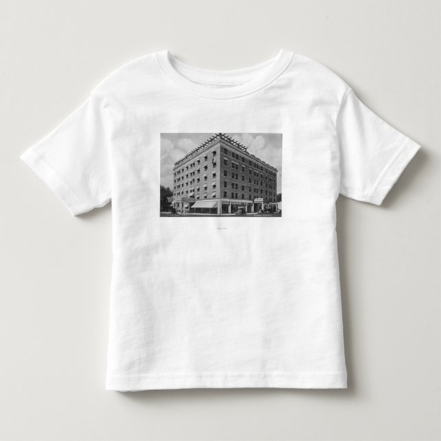 Yttre beskåda av Owyheen HotelBoise, legitimation Tee Shirt (Framsida)