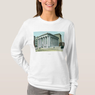 Yttre beskåda av packa ihop av Kalifornien Tee Shirt
