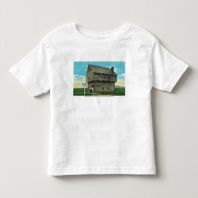 Yttre beskåda av periodkvarterhus t-shirt (Framsida)