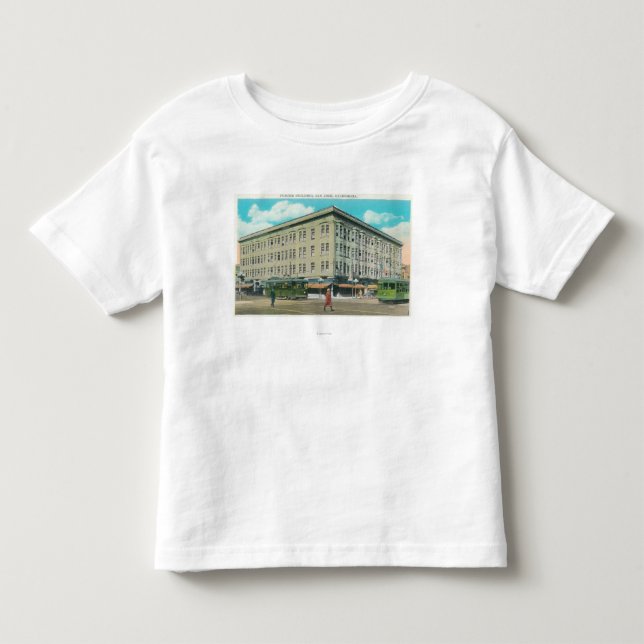Yttre beskåda av portvaktbyggnaden t-shirt (Framsida)