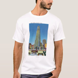 Yttre beskåda av RCA Bldg, Rockefeller centrerar T Shirt
