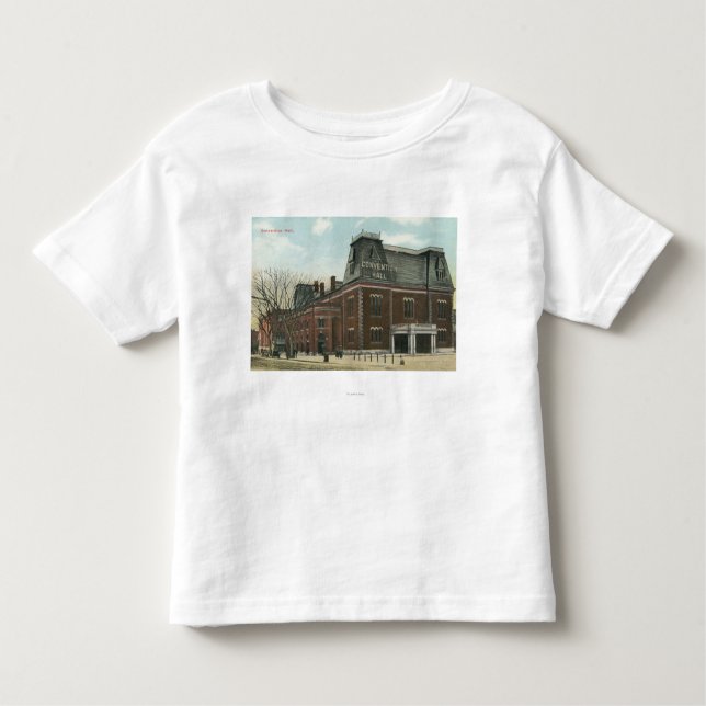 Yttre beskåda av regeln Hall T Shirt (Framsida)