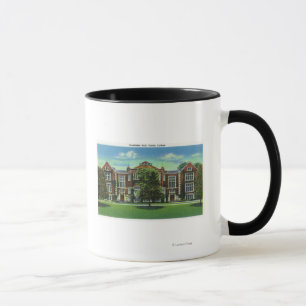 Yttre beskåda av Rockefeller Hall, Vassar Mugg