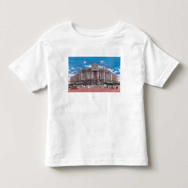 Yttre beskåda av södra station tee (Framsida)