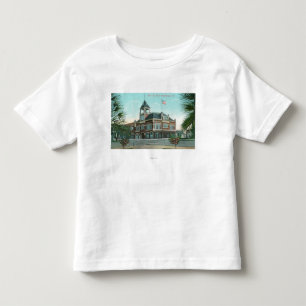 Yttre beskåda av staden HallHealdsburg, CA Tee