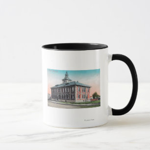 Yttre beskåda av staden HallSalinas, CA Mugg