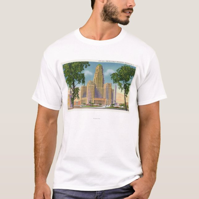 Yttre beskåda av stadshus & McKinleyen Tee (Framsida)