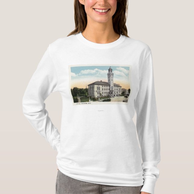 Yttre beskåda av stadshus t-shirt (Framsida)