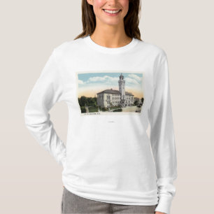 Yttre beskåda av stadshus tee