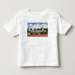 Yttre beskåda av torncoffee shop tee shirt