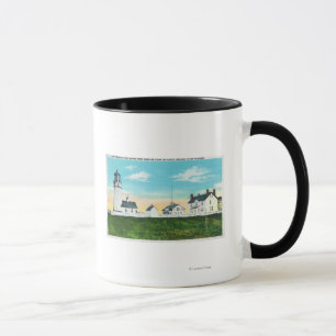 Yttre beskåda av udd Blanco LighthouseCoast Mugg
