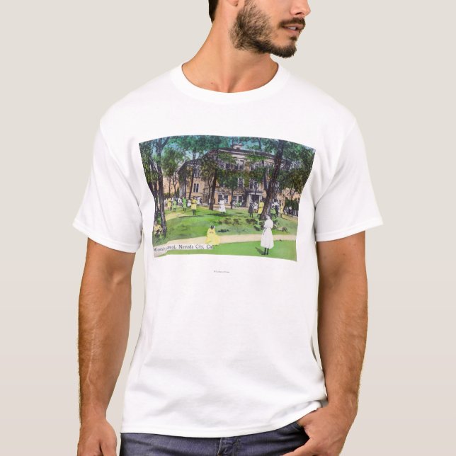 Yttre beskåda av Washington skolar Tee Shirt (Framsida)