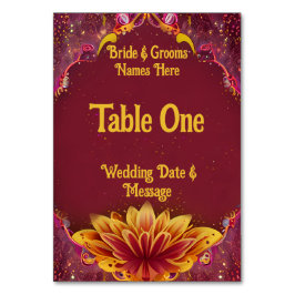 Yttre Blommar: A Firande i Kärlek Bordsnummer