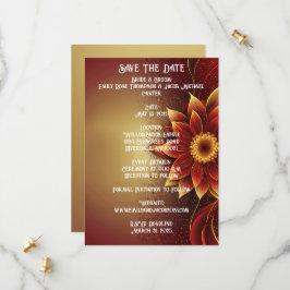 Yttre bloom A Timless Firande Kärlek Spara Datumet