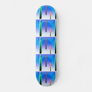 Yttre dimension mini skateboard bräda 18,7 cm