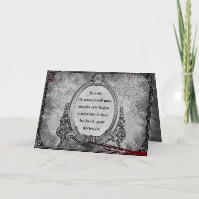 Yttre Hälsning Tack Kort (Framsida)