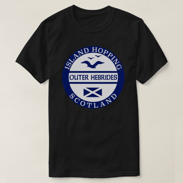 Yttre Hebrider, Scottish Islands Sticker Sticker.p T Shirt (Design framsida)