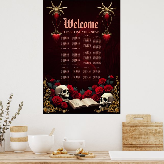 Yttre kärlek i mörkret poster (Kök)