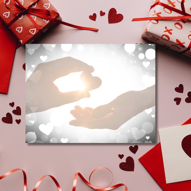 Yttre ljus över Kärlek Alla hjärtans dag Helg Vykort (Skapare uppladdad)