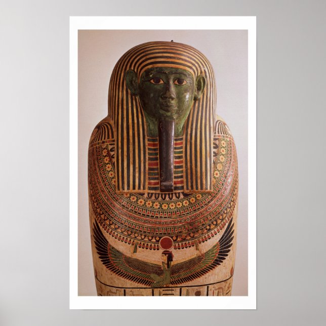 Yttre lock till sarkofagus i Psametik I (664-61) Poster (Framsidan)