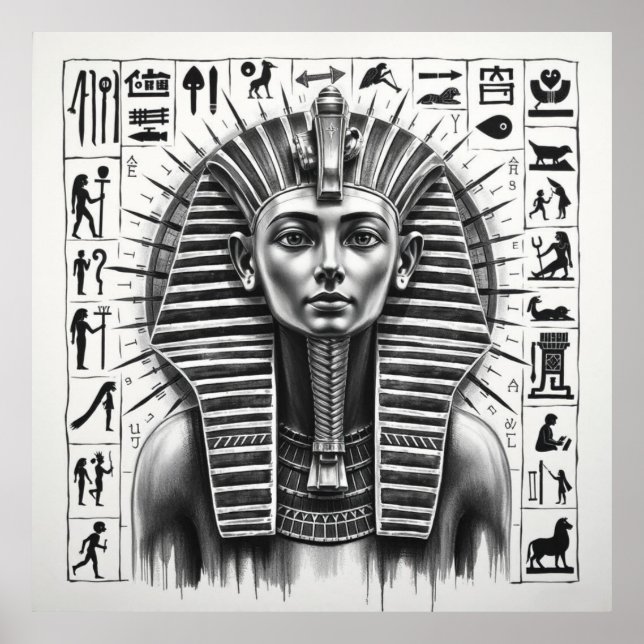 Yttre Majestät: Egypten Charcoart Poster (Framsidan)