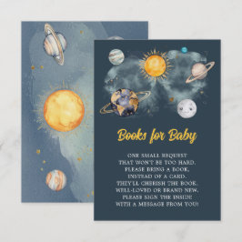 Yttre rymden Födelsedag Galax Sol Måne Stjärnor Pl Tilläggskort