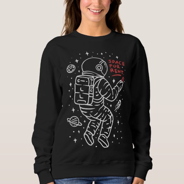 Yttre rymden för uthyrning t shirt (Framsida)