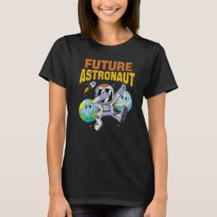 Yttre rymden Science Rocket Galaxy Dabbing Framtid T Shirt