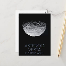 Yttre rymden, solsystemet, asteroidbältet, Vesta Vykort