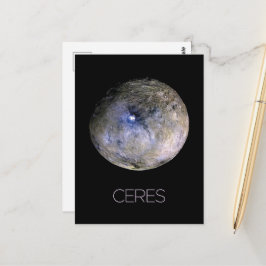 Yttre rymden, solsystemet, dvärgplaneten Ceres Vykort