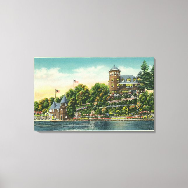 Yttre sett från Hopewell Hall Canvastryck (Framsida)