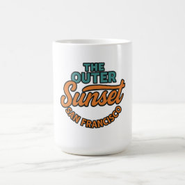 Yttre solnedgång kaffemugg