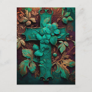 Yttre trohet - Östtimor Verdigris Kor Helgdag Helg Vykort