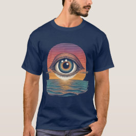 Yttre vision: Surreal Ocean Sunset T Shirt