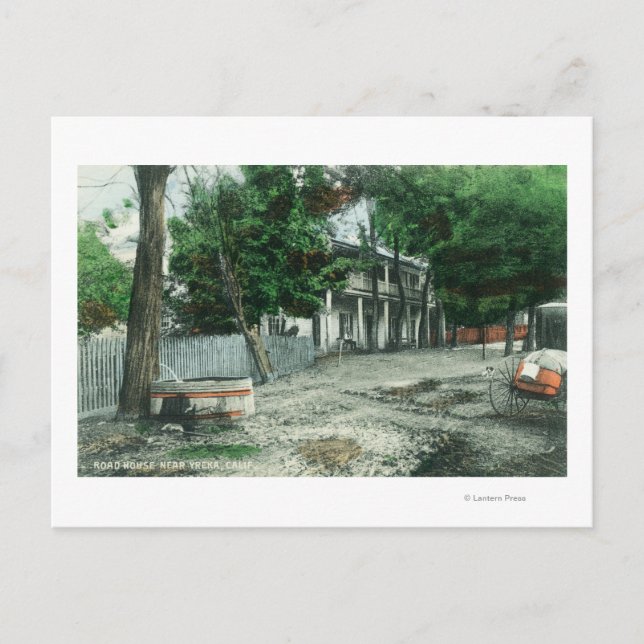 Yttre vy över ett Road HouseYreka, CA Vykort (Framsida)