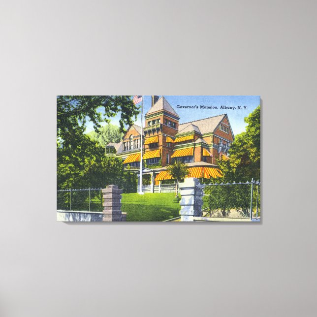 Yttre vy över guvernörens mansion canvastryck (Framsida)