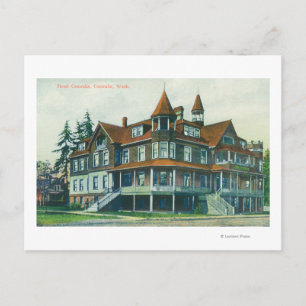 Yttre vy över Hotel Centralia Vykort