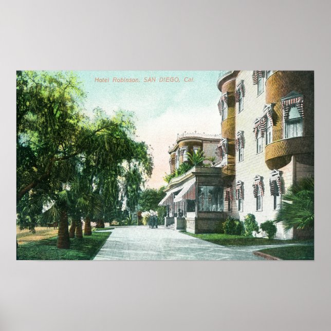 Yttre vy över Hotel Robinson Poster (Framsidan)