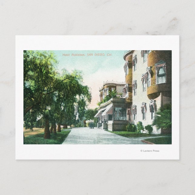 Yttre vy över Hotel Robinson Vykort (Framsida)