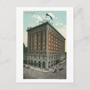 Yttre vy över Hotel Rochester Vykort
