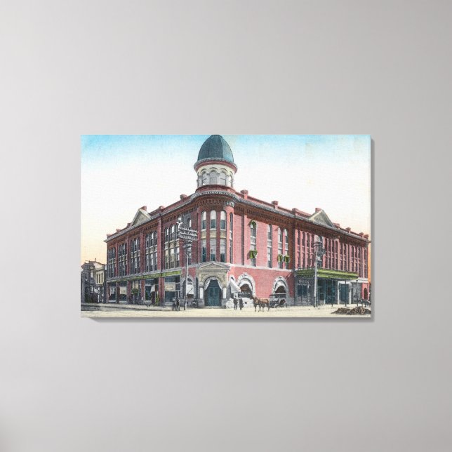 Yttre vy över Hotel Stewart Canvastryck (Framsida)