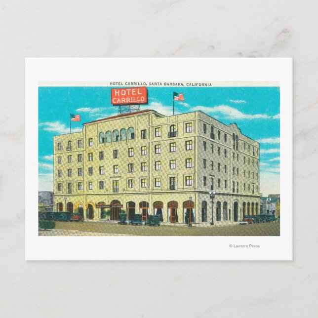 Yttre vy över hotell Carrillo Vykort (Framsida)