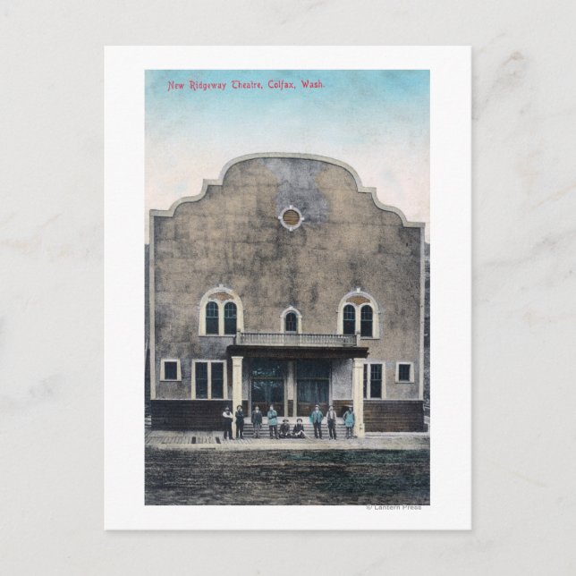 Yttre vy över New Ridgeway-teatern Vykort (Framsida)