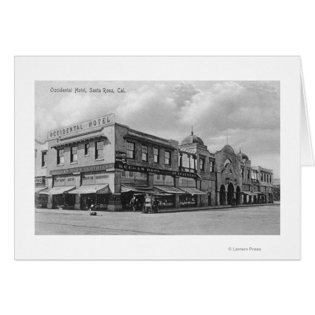 Yttre vy över Ocidental Hotel Hälsningskort (Framsidan Horizontal)
