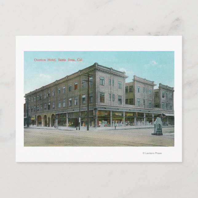 Yttre vy över Overton Hotel # 2 Vykort (Framsida)